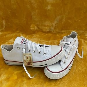 Converse white shoes